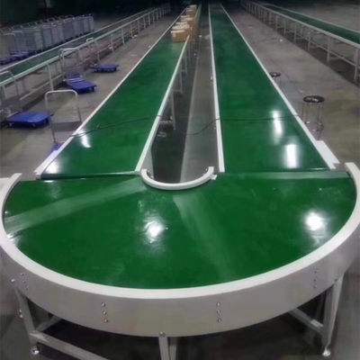 خرید تسمه نقاله پی وی سی منحنی منحنی مشکی مشکی با استانداردهای FDA ساخته شده است online manufacture