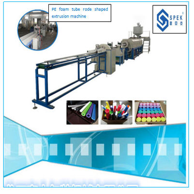 اکسترودر تک پیچ اکستروژن Pe Foam Epe برای لوله پلاستیکی تهویه مطبوع EVA