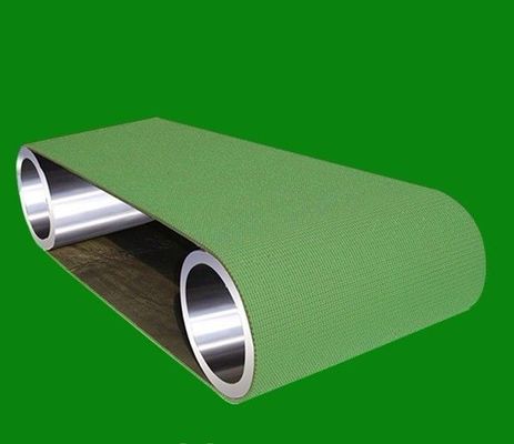 1.6 میلی متر ضخامت PVC نوار نقاله کمربند الماس نوار نقاله غلتکی سبز سیاه