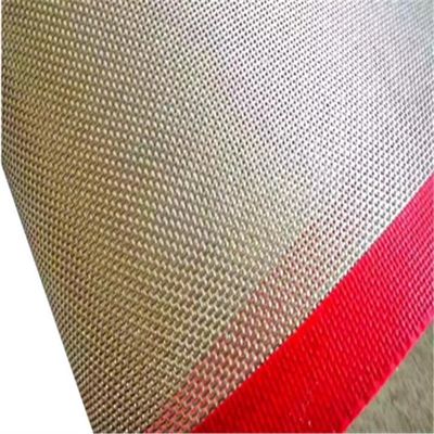 توری فلزی PTFE تسمه نقاله مشبک قلیایی مقاوم در برابر حرارت 0.55 میلی متر ضخامت