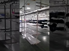 کارگاه پوشاک فولاد ضد زنگ طبقه بندی شده ذخیره سازی چند لایه